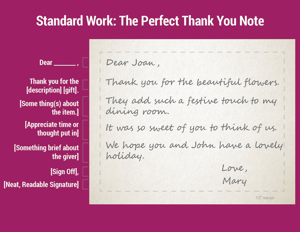 How To Write A Work Thank You Note