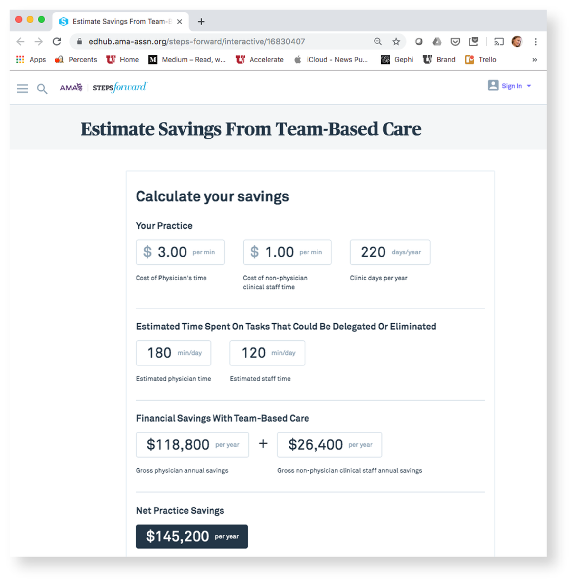 screen grab team based care